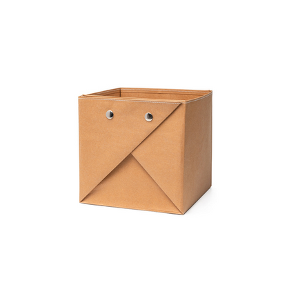 Washable kraft paper storage box