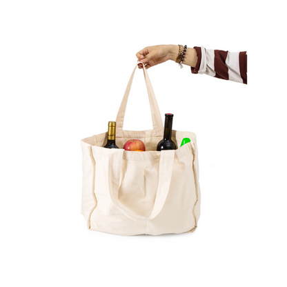 Cotton canvas shopping bag