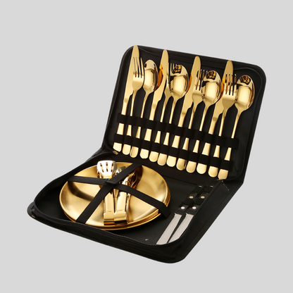 Portable western tableware 20-piece set