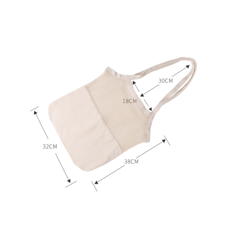 Cotton stitching mesh bag