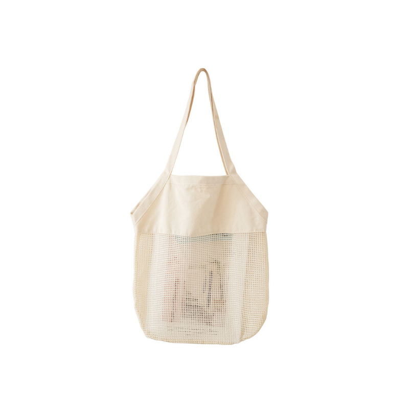 Cotton stitching mesh bag