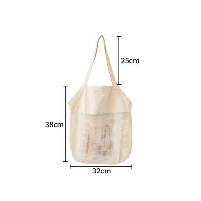 Cotton stitching mesh bag