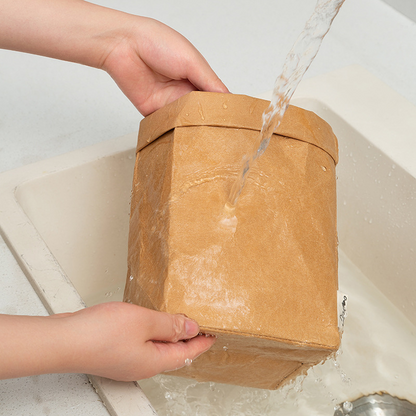 Washable kraft paper bag