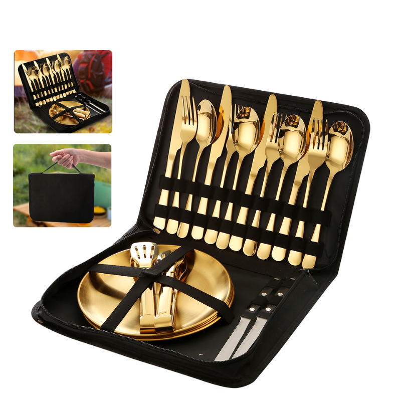 Portable western tableware 20-piece set