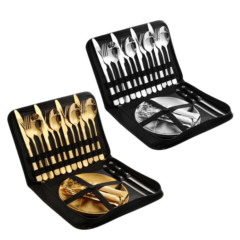 Portable western tableware 20-piece set