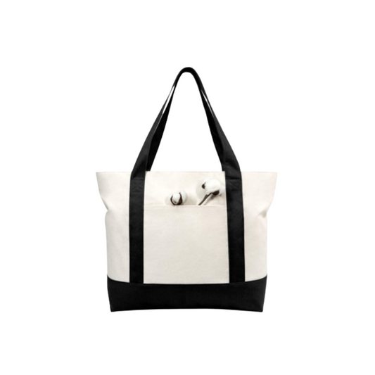 Cotton canvas tote bag