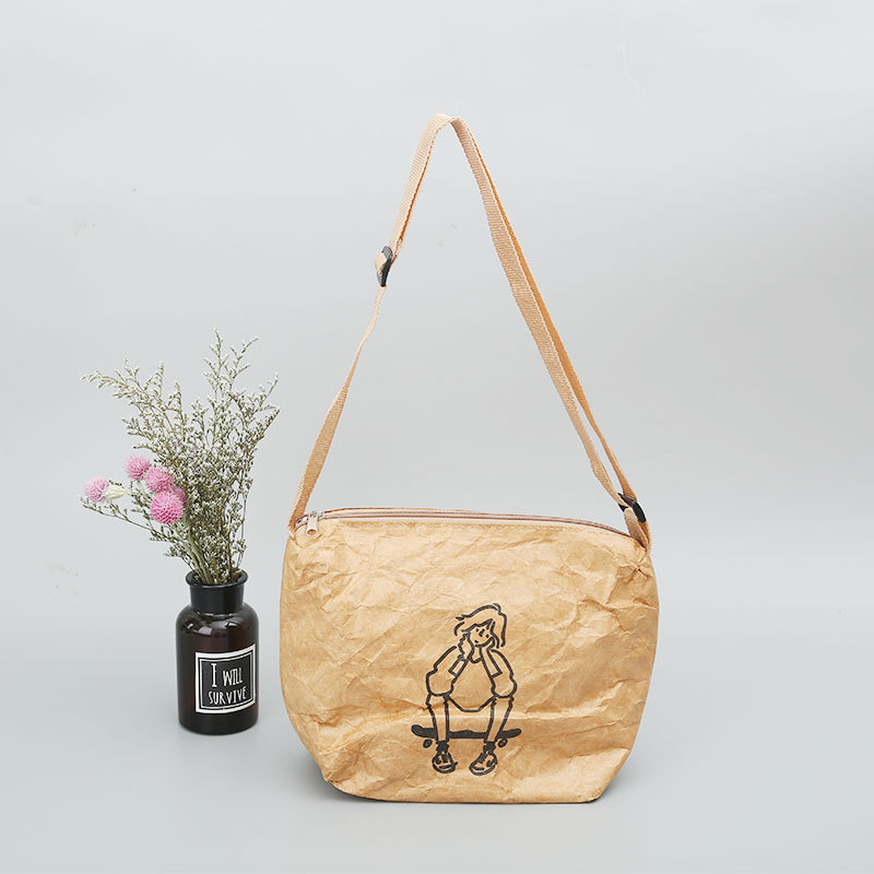 Tyvek paper messenger bag