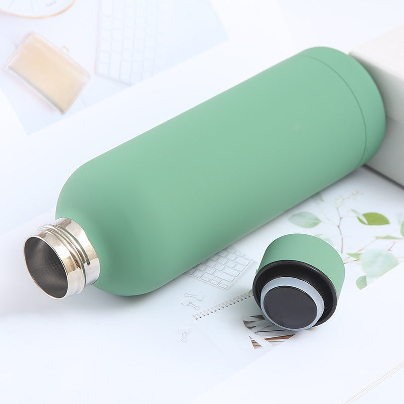 Narrow mouth stainless steel water bottle